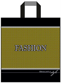 Пакет із ручками петля "Фешн" (38х43+3) 80 мкм 25 шт./паковання