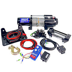 Лебідка електрична для квадроцикла 2,5т 12V BST 5500 LBS Husar Winch