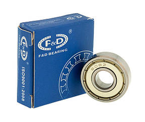 Підшипник F&D 608 ZZ(8*22*7) метал