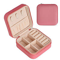 Скринька-органайзер для прикрас, рожева