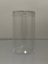 Тубус пластиковий 60х100 мм харчовий Прозорий