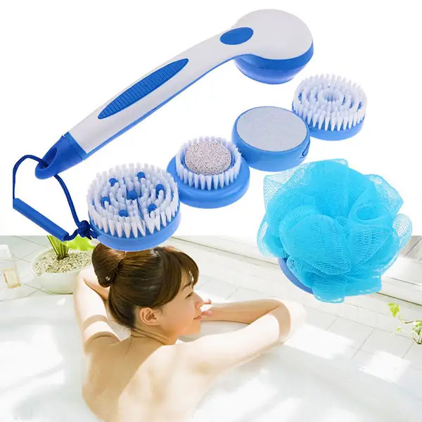 Багатофункціональна масажна електрощітки для тіла Spin Spa Brush