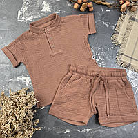 Костюм muslin cotton BEWARM дитячий шорти + футболка Choko