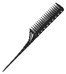 Гребінець Y. S. Park YS 150 Tail Comb з хвостиком, чорний (YS-150 Black)