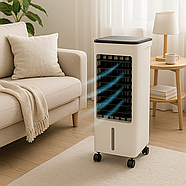 Портативний охолоджувач-зволожувач повітря на 3 швидкості з пультом Germatic DY-30A 120W 5.5л, фото 4