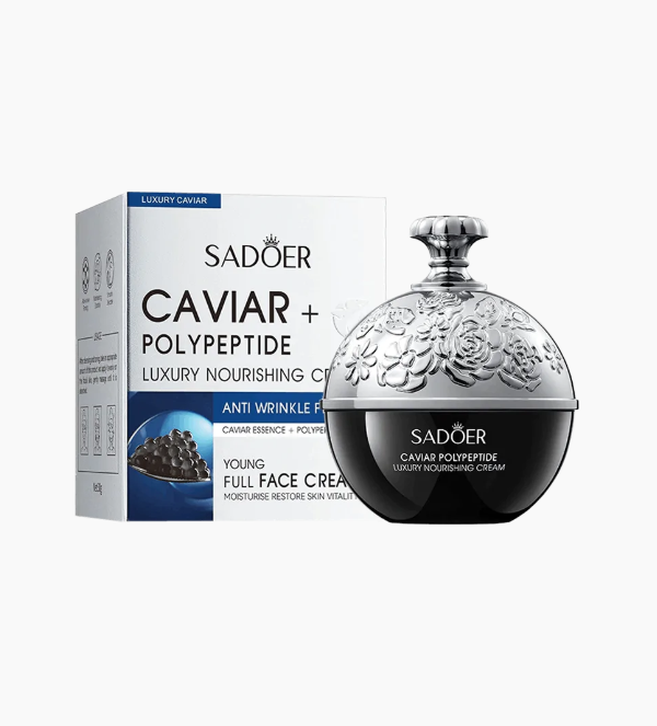 Крем з екстрактом чорної ікри та поліпептидами Sadoer Caviar Polypeptide Luxury Nourishing Cream, 30g