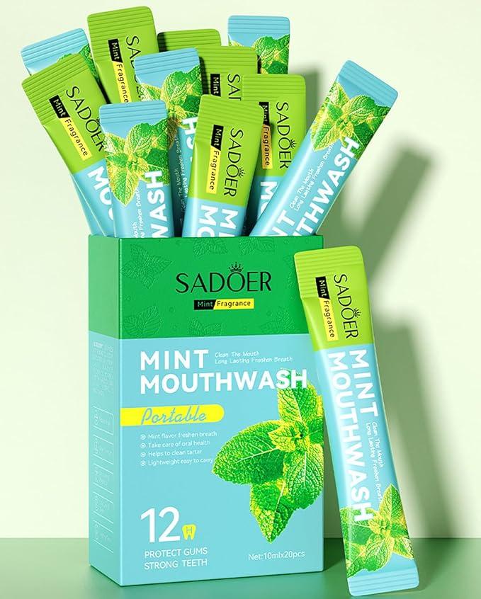 Ополіскувач для ротової порожнини зі смаком ментолу Sadoer Mint Mouthwash