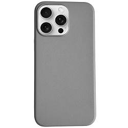 Шкіряний чохол iPhone 16 Pro Max Apple Leather Case with MagSafe (анімація) - Light Gray