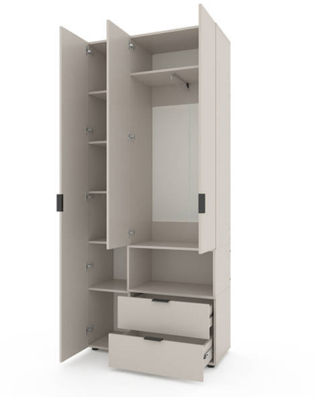 Шафа Home A002R 1000х420х2300 ЛДСП Кашемір, фото 1