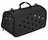 Сумка для перенесення котів та собак 48x26x25 см CosmoPet CP-12 Black, фото 3