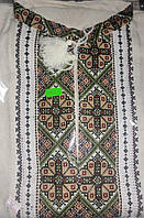 Сорочка із старовинним узором для чоловіка "Базилік" ручна вишивка