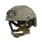 Балістичний шолом покращений FAST PE GEN III AGGRESSIVE Coyote