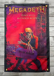 Прапор Megadeth - Peace Sells 60х90 см