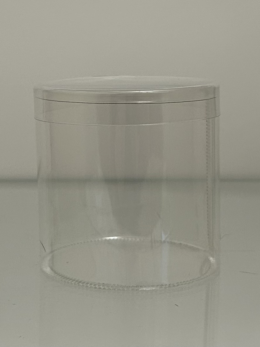 Тубус пластиковий 80х80 мм харчовий Прозорий, фото 1