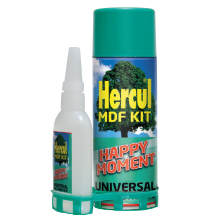 Клей Hercul HAPPY MOMENT двокомпонентний 500 мл + 125гр