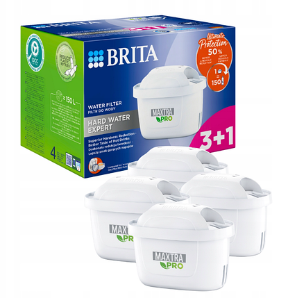 Картридж для фільтру води Brita Maxtra Plus Hard Water Expert 4 шт, фото 1