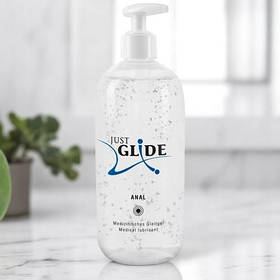 Інтимна змазка-лубрикант для анального сексу Just Glide 1 л з дозатором (знеболююча