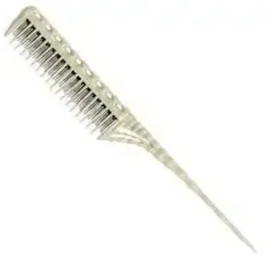 Гребінець Y. S. Park YS 150 Tail Comb з хвостиком білий (YS-150 White), фото 1
