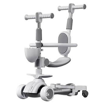 Дитячий самокат CITY LINE Zetec XST-620 3в1, з батьківською ручкою, сидінням і трьома колесами