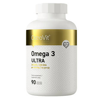 Омега-3 OstroVit Omega 3 Ultra 90 капс Польща, фото 1