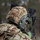 Вушка на шолом “Котик” (чорні)