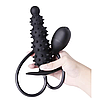 Надувна анальна пробка з шипами 17 см Анальний розширювач  Масажер простати Стимулятор точки G, фото 2