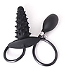 Надувна анальна пробка з шипами 17 см Анальний розширювач  Масажер простати Стимулятор точки G, фото 7