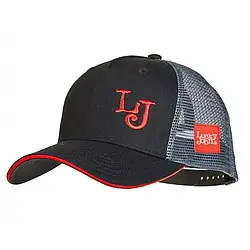 Бейсболка "LUCKY JOHN" (black, сітка)