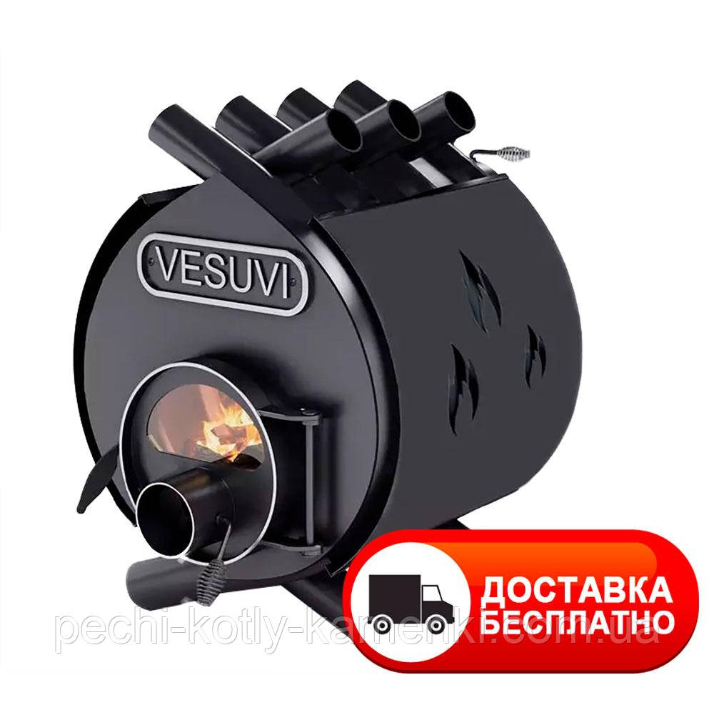 Піч калориферна бульер'ян "VESUVI" Класик тип 01 зі склом і перфорацією