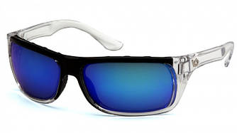 Окуляри захисні відкриті Venture Gear Vallejo Crystal (ice blue mirror) Аnti-Fog, сині дзеркальні