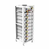 Стійка для високовольтної батареї Deye 3U-LRACK (8 батарей + BMS), фото 6