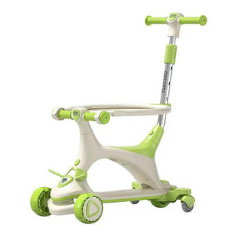 Дитячий самокат CITY LINE Safari 3в1, з батьківською ручкою, захисним бортиком, сидінням