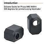 Силіконова «шкарпетка» термозахисна для Prusa Nextruder heaterblock for XL/ MK3.9/ MK3.9S/ MK4/ MK4S (аналог), фото 3