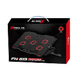 Підставка-кулер для ноутбука XTRIKE Me FN-813 чорний, фото 7