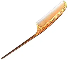 Гребінець Y.S.Park YS 113 Tail Comb з хвостиком, помаранчевий (YS-113 Camel)