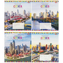 Зошит кольоровий 36 аркушів, клітинка 3749 N MZOPT