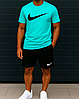 Чоловічий легкий літній костюм Nike шорты и футболка Найк, фото 2