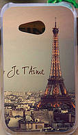 Силиконовый чехол для HTC Desire 200 с рисунком paris je t'aime