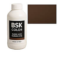 Фарба для замші та нубуку коричневий BSK Color, 500 мл