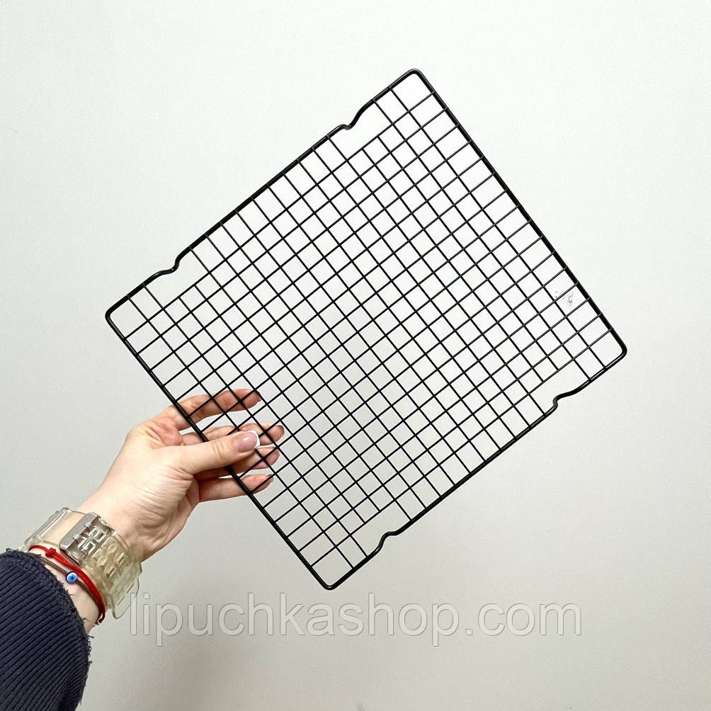 Решітка кондитерська для охолодження і глазурування 28х25,5 см., фото 1