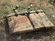 Тактичний каремат для сидіння складний (піджопник 20 мм) мультикам