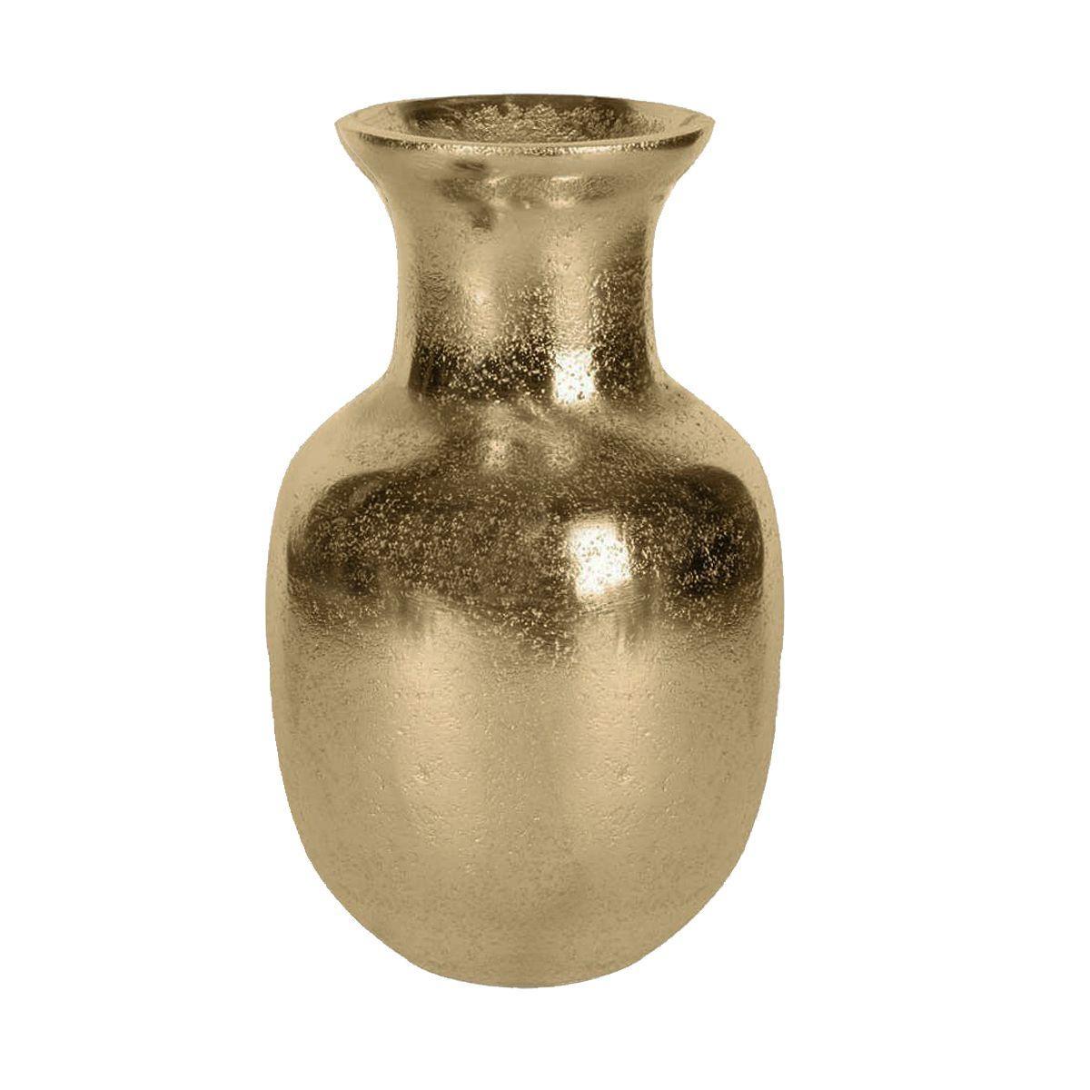 Ваза для декору в золотистому кольорі з металу LC Home, фото 1