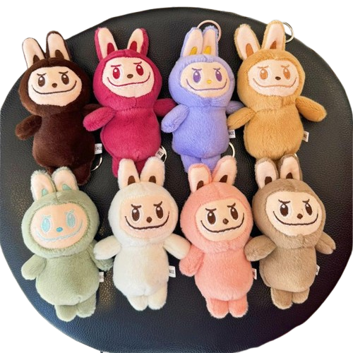 Дитяча м'яка аніме іграшка брелок Labubu The Monsters Exciting Macaron в асортименті