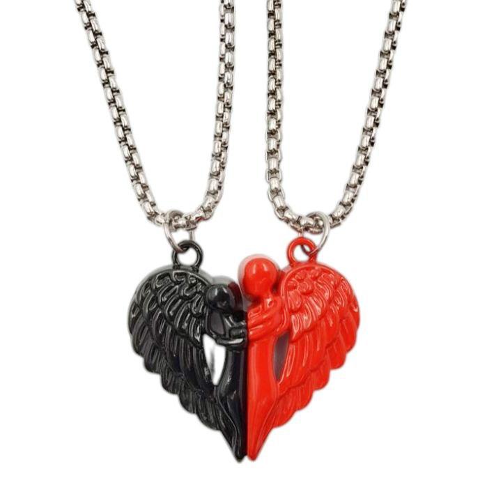 Парні кулони "Половинки серця" для закоханих (330703), фото 1