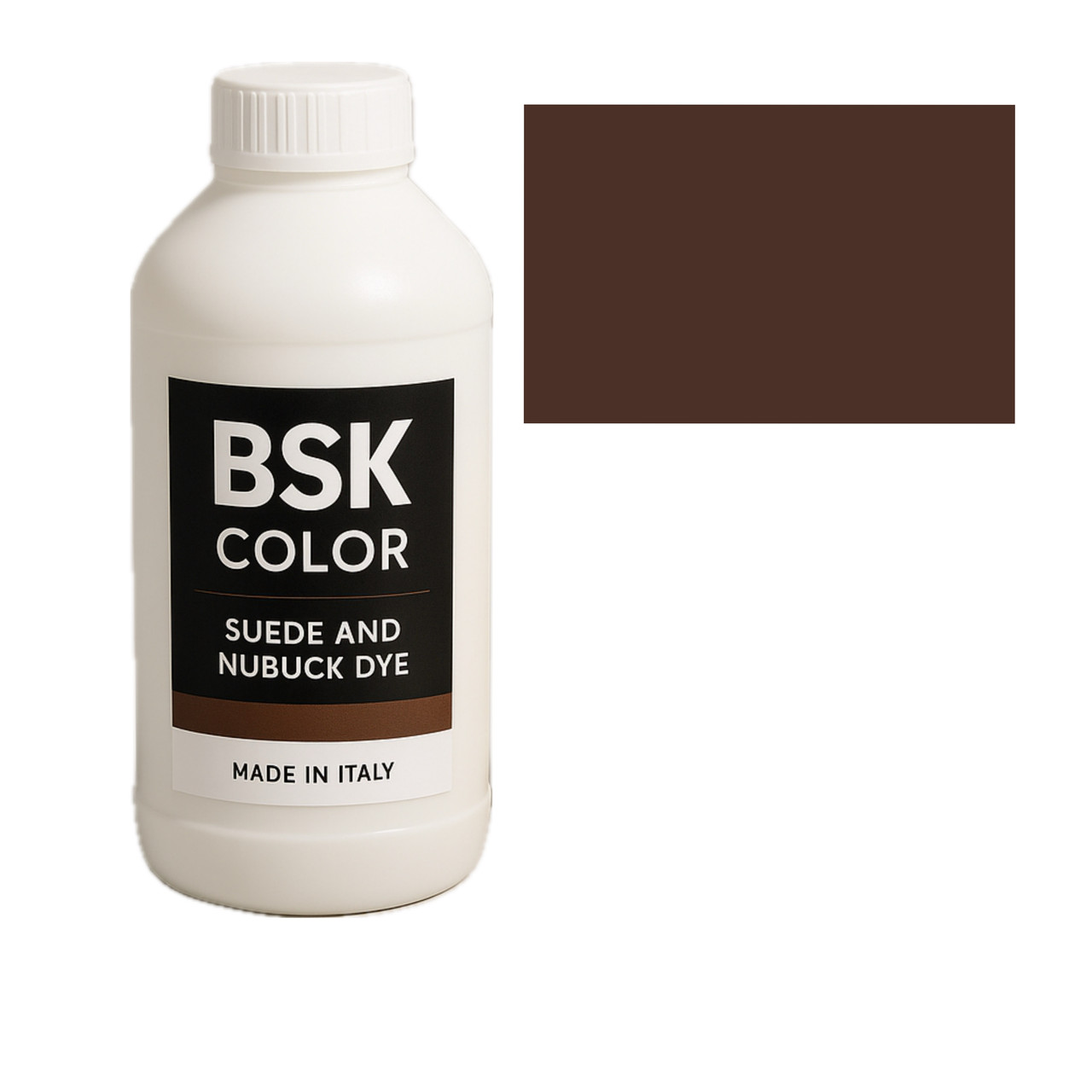 Фарба для замші та нубуку махагон BSK Color, 500 мл