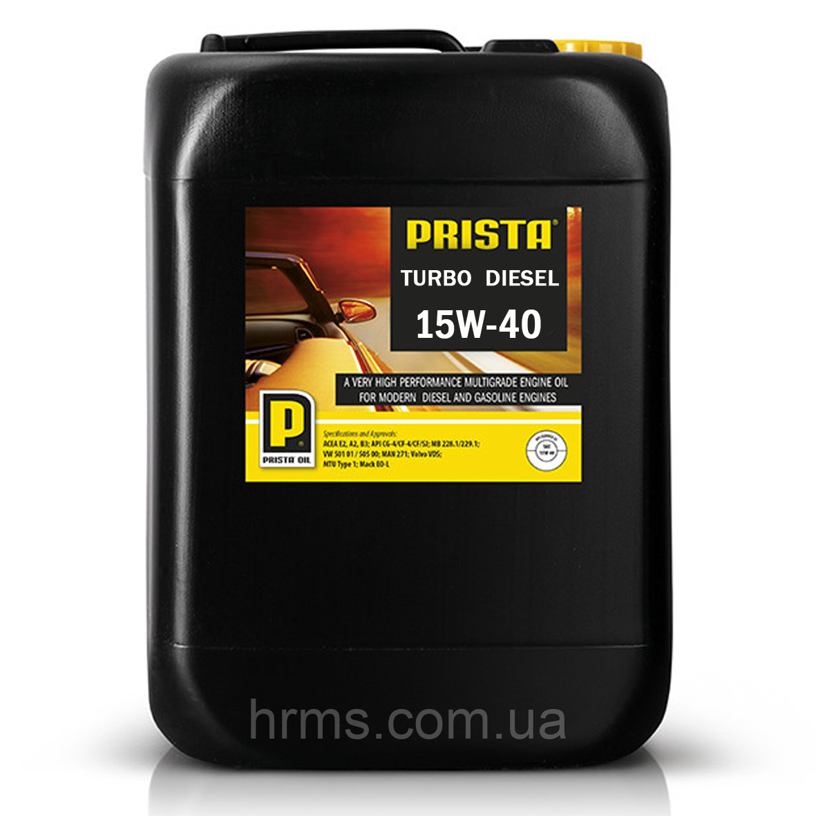 Масло моторне 15W-40 Prista Turbo Diesel 15W-40 каністра 20 л (Prista Leader TD 15W-40)