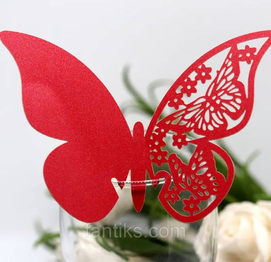 Набір метеликів для декору -10 шт., фото 1