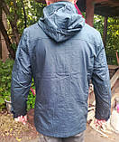 Куртка вітровка чоловіча темно-синя, фото 2