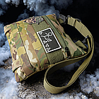 Тактична сумка MilStyle Maxi EDC-сумка з велкро, мультикам, 26×23×6 см, фото 4