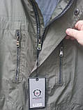 Куртка вітровка чоловіча темно-синя, фото 10